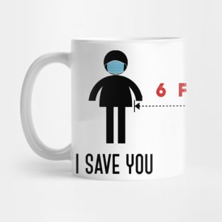 Wear a mask save you save me Mug